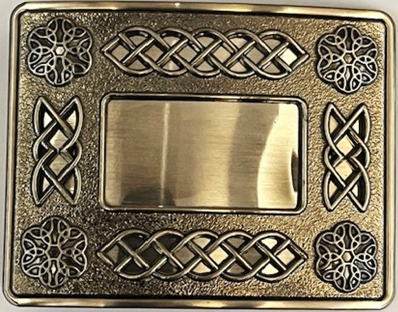 Kilt Buckle - Celtic Antique