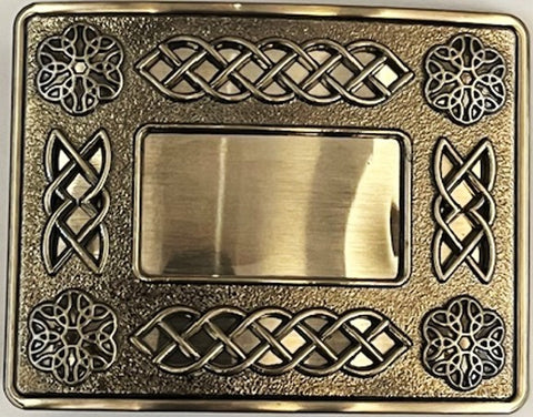 Kilt Buckle - Celtic Antique