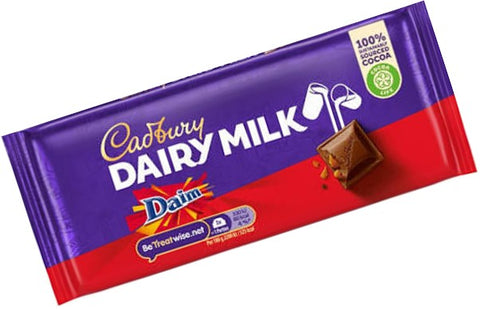 Chocolate - Cadbury Dairy Milk Daim Bar 120g