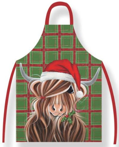 Apron - Christmas McMoo Cotton Apron