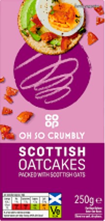 Co-op Oh So Crumbly Oat Cakes