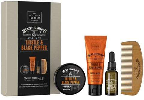Thistle & Black Pepper Complete Beard Care Kit