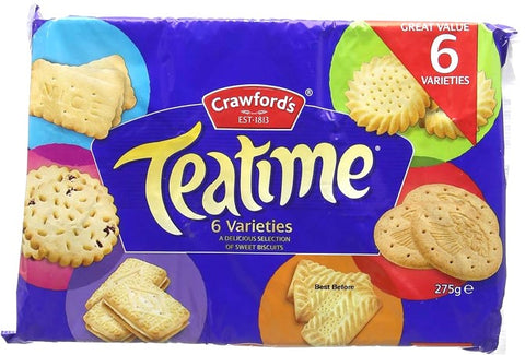 Crawford's Teatime 6 Varieties Biscuits - 275g