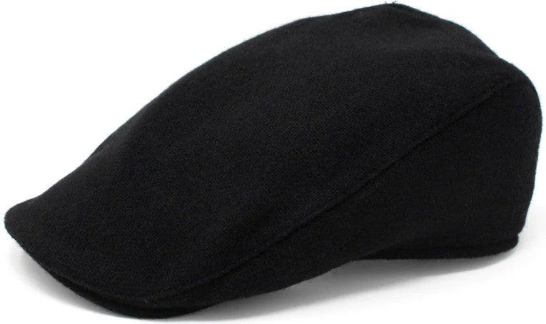 Flat Cap - Donegal Touring Cap Solid Black