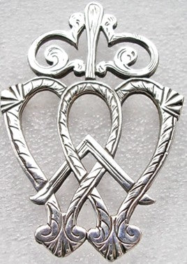 Brooch - Large Sterling Silver Luckenbooth