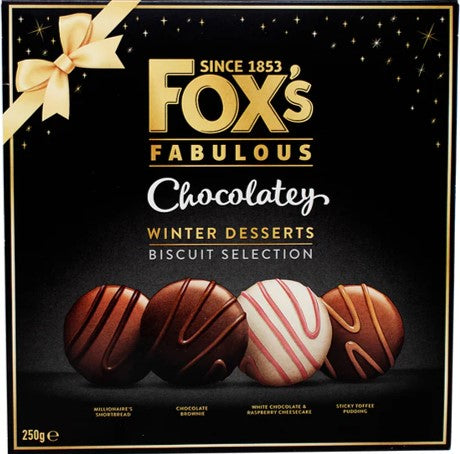 Fox's Fabulous Chocolatey Winter Desserts Biscuit Selection