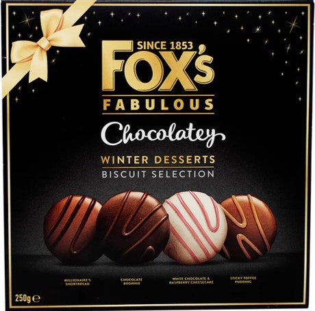 Fox's Fabulous Chocolatey  Winter Desserts Biscuit Selection