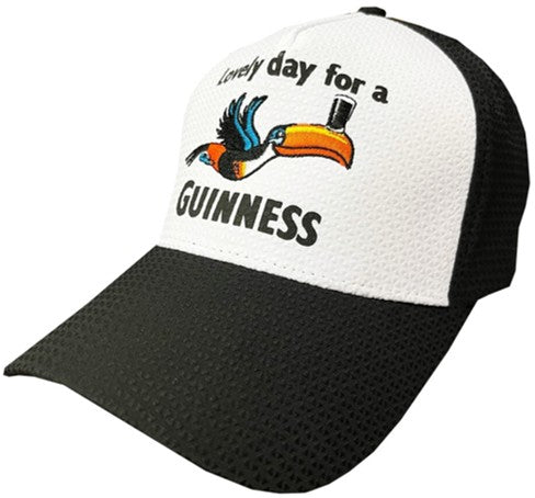 Guinness Black & White Adjustable Baseball Cap