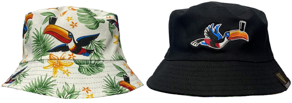 Guinness Black Hawaiian Reversible Bucket Hat