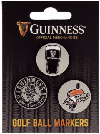 Guinness Golf Ball Markers - Set of 3