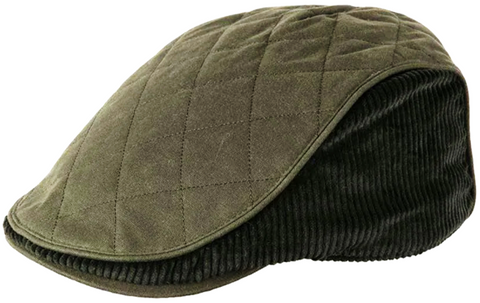 Flat Cap - Cotton Wax Quilt Cord