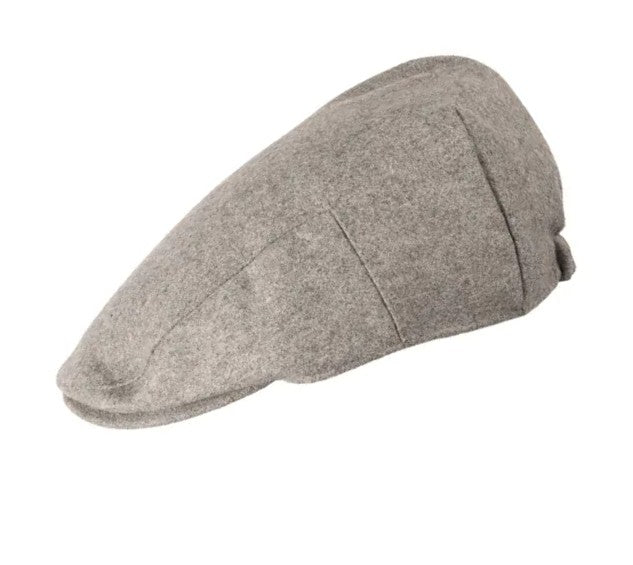 Silver Grey Flat Cap