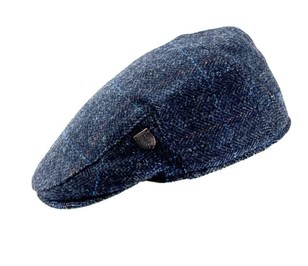 Checked Flat Cap