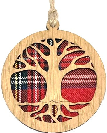 Christmas Ornament - Tree of Life - Various Tartans
