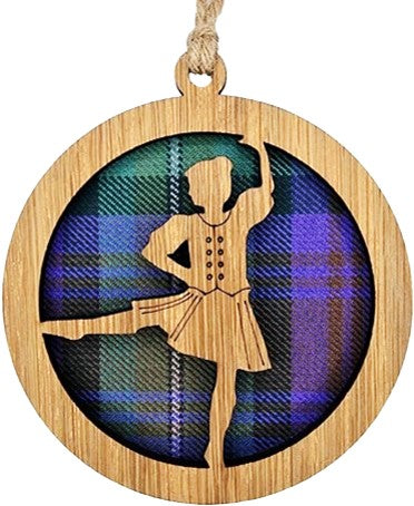 Christmas Ornament - Highland Dancer - Various Tartans