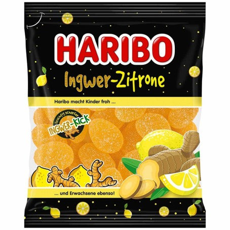 Haribo Ginger & Lemon (Ingwer-Zitrone) Gummies