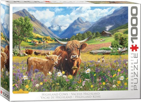 Puzzle - Highland Cows