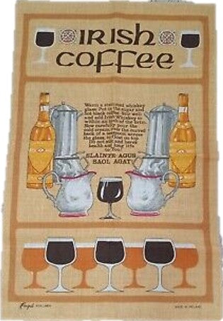 Tea Towel - Irish Coffee