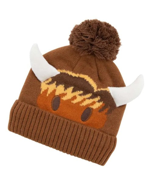 Toque - Kids Highland Cow Beanie