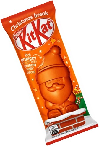 Nestle Kit Kat Santa Orange