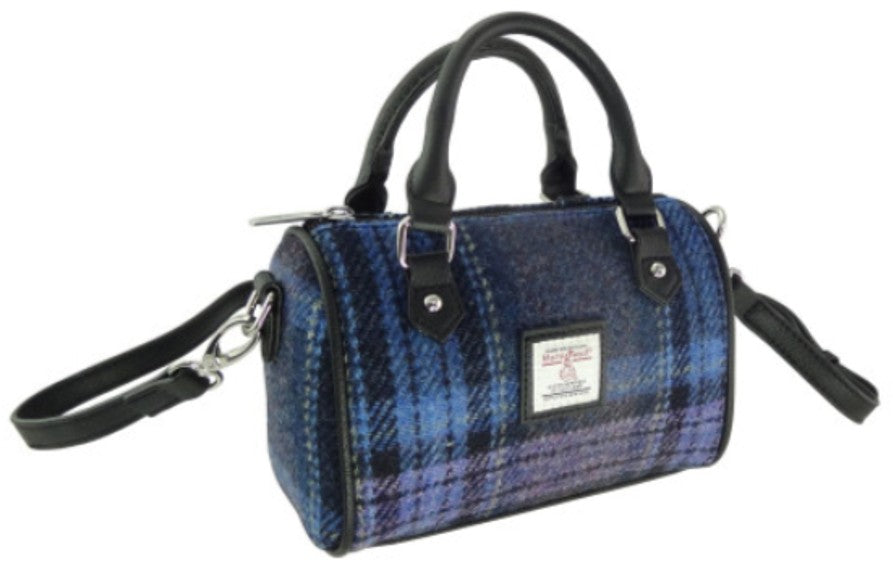 Harris Tweed Mini Bowling Handbag - Kilbride