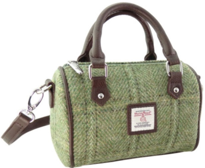 Harris Tweed Mini Bowling Handbag - Kilbride