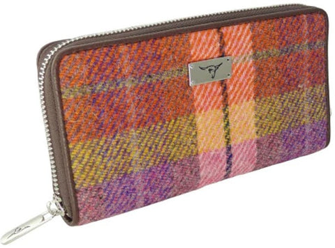 Harris Tweed Zip Wallet - Staffa