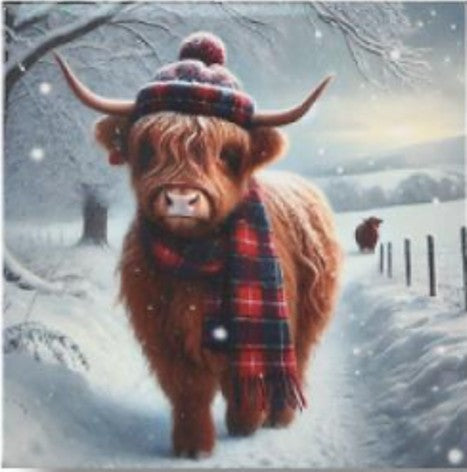 Fridge Magnet - Christmas McMoo