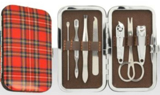 Tartan Manicure Set