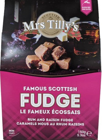 Mrs Tilly's Rum & Raisin Fudge