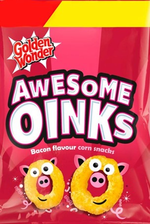 Golden Wonder Oinks Bacon Flavour