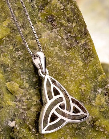 Connemara Marble Trinity Knot Pendant