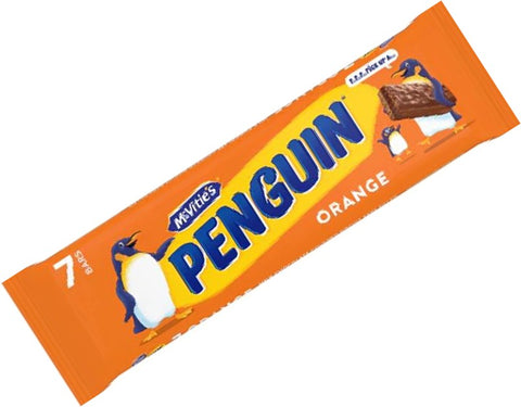 Penguin Orange Biscuits - 7 Pack