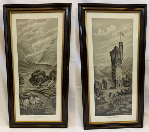 Antique Prints of Scotland (Pair)