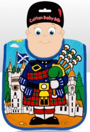 Scottish Bib - Piper