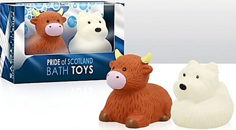 Hielan Coo & Westie Bath Toy Set