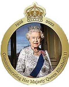 Commemorative Lapel Pin - Her Majesty Queen Elizabeth II