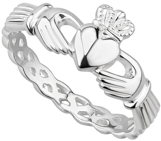 Ring - Claddagh Small Celtic Band