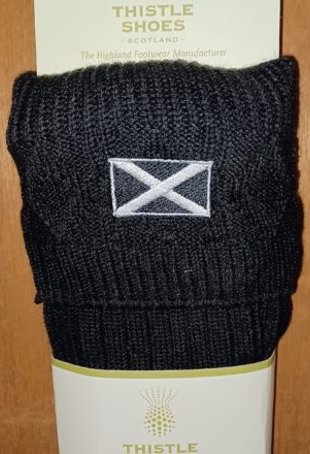 Kilt Hose - Black Saltire