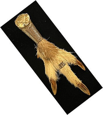 Pheasant Claw Brooch/Kilt Pin - Sterling Silver with Citrine 1961