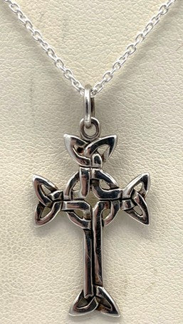 Celtic Cross Pendant Sterling Silver