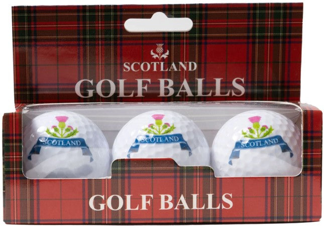 Golf Balls - Scotland Thistle 3 Pack