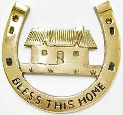 Plaque - Horseshoe - Bless This Home