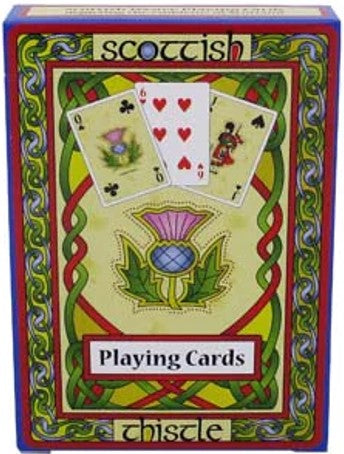 Playing Cards - Celtic Weave Thistle
