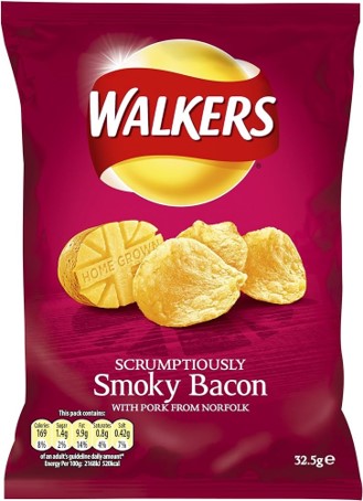 Walkers Smoky Bacon Crisps