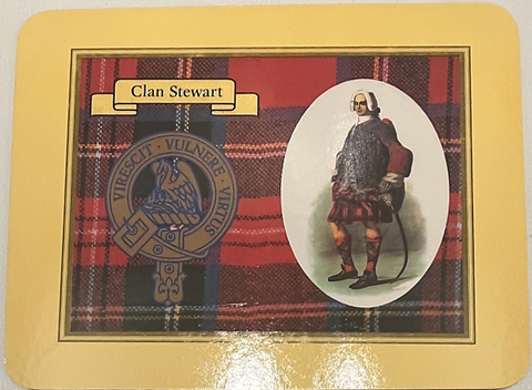 Table Mats - Set of 6 Clan Stewart
