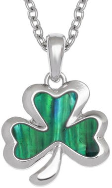 Pendant - Shamrock Paua Shell