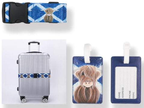 Travel Set - Belt and Luggage Tag Highlander