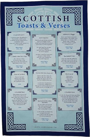 Tea Towel - Toasts & Verses
