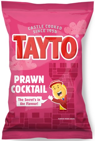 Tayto Prawn Cocktail Family Pack Crisps 150g - PAST BEST BEFORE